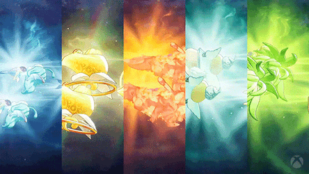 All Elemental Power Together GIF