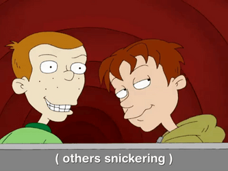 All Grown Up Sean And Justin Snickering GIF