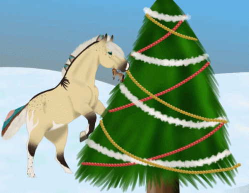 All I Want For Christmas Sign With Red Gift GIF