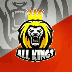 All Kings Lion Logo GIF