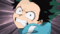 All Might Deku Punch GIF