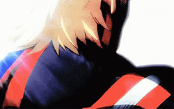 All Might Hero Academia Smile GIF