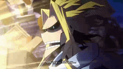 All Might Oh My Goodness GIF