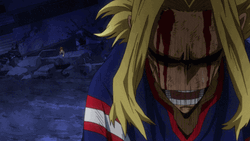 All Might Weak Form Crying GIF