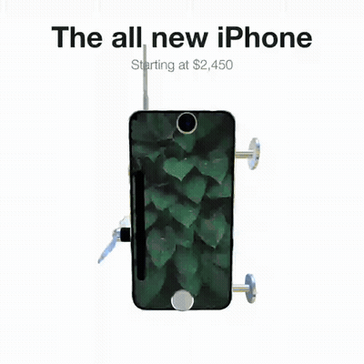 All New IPhone Starting At $2,450 GIF