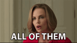 All Of Them Charlize Theron GIF