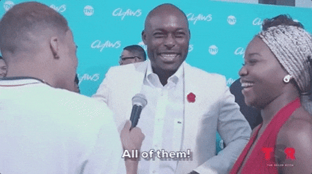 All Of Them Giggly Black Guy GIF