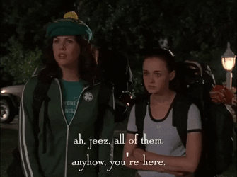 All Of Them Lorelai Rory Gilmore Girl GIF