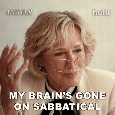 All's Fair Poster Woman With Glasses GIF