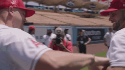 All Star Mike Trout Game Hug GIF