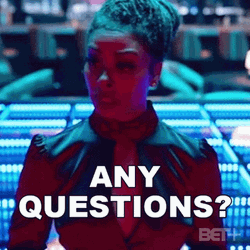All The Queen's Men Marilyn Deville Any Questions  GIF