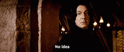 Allan Rickman No Idea GIF