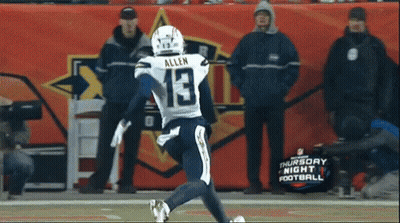 Allen Football Player Running GIF