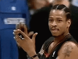 Allen Iverson Clapping GIF