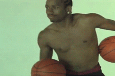 Allen Iverson Dancing Practice NBA GIF
