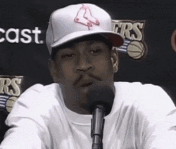 Allen Iverson Press Conference GIF