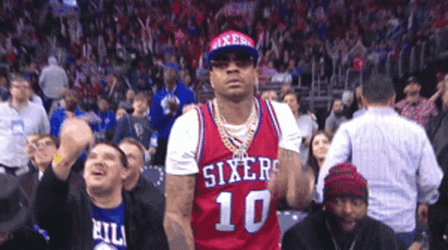 Allen Iverson Say Hi To Fans GIF