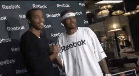 Allen Iverson Signed With Reebok GIF