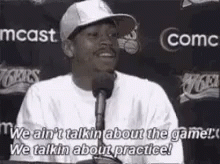 Allen Iverson Talking About Practice GIF