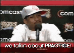 Allen Iverson We Talkin About Practice GIF