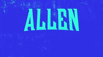 Allen The Alien Blue Poster By Kirkman, Walker, Ottley GIF