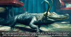 Alligator Loki Cheeky Grin Mischievous Look