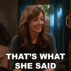 Allison Janney That's What She Said GIF