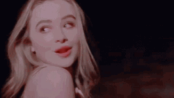 Alluring Sabrina Carpenter Singing GIF