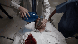 Almost Dying After Taking A Bullet GIF