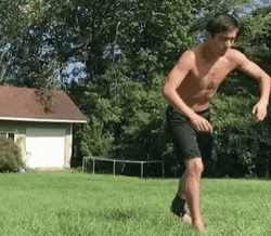 Almost Failed Double Backflip GIF