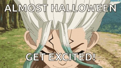 Almost Halloween Get Excited Cartoon Character GIF