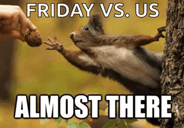 Almost There Friday Versus Us Meme GIF