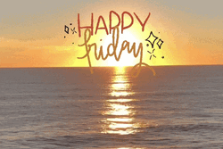 Aloha Friday Sun Setting GIF