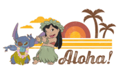 Aloha Sticker GIF