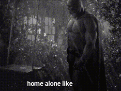 Alone Batman Rain Swing GIF