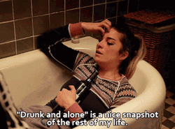 Alone Drunk Allison McRoberts GIF