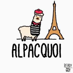Alpaca Eiffel Tower GIF