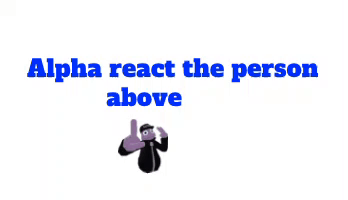 Alpha React Sign Thumbs Up GIF
