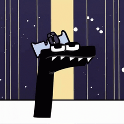 Alphabet Lore Letter F Sitting On Letter I GIF