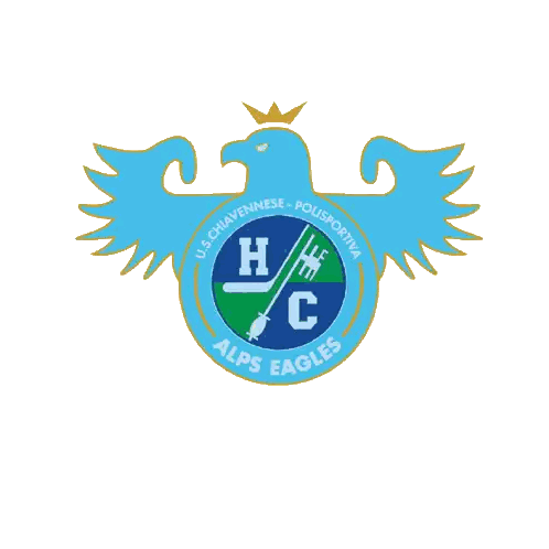 Alps Eagles Logo Blue Eagle Crown Sticker