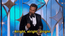 Alright Alright Alright Hosting Matthew McConaughey GIF