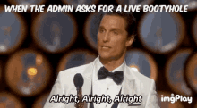 Alright Alright Alright Live Asking GIF