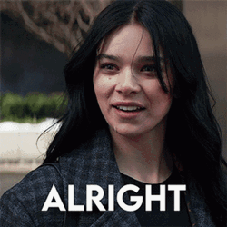 Alright Cool Hailee Steinfeld GIF