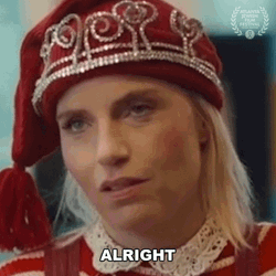 Alright Red Hat Girl GIF
