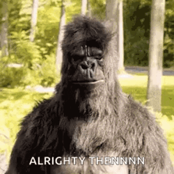 Alright Then Gorilla Dancing GIF