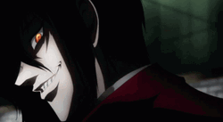 Alucard Hellsing Devious Face GIF