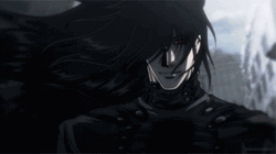 Alucard Hellsing Dramatic Stare  GIF