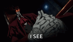 Alucard Hellsing I See GIF