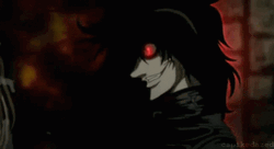 Alucard Hellsing Intense Stare GIF
