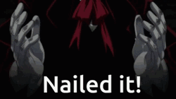 Alucard Hellsing Nailed It GIF